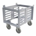 Cadco OST-34A-CS Mobile Oven Stand For Half Size Ovens 22''W