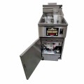 Royal Range RHEF-45-1-DM Natural Gas 50 lb. Floor Fryer with Filtration System 99,000 BTU