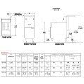 Frymaster Dean SR142G 43 lb. Liquid Propane Super Runner Floor Fryer 105,000 BTU with Casters