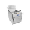 Globe GF30PG 30 lb. Liquid Propane Countertop Fryer 53,000 BTU 17''W