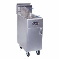 Royal Range REEF-35 Natural Gas 35 lb. Floor Fryer 72,000 BTU