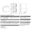 Imperial PCVDG-2 Bakery Depth Double Deck Natural Gas Convection Oven
