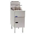Pitco SG14 LP Solstice 40-50 lb. Liquid Propane Gas Floor Fryer 110,000 BTU