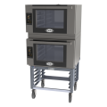 Cadco BLS-4FTD-2 Full Size Double Deck Electric Convection Oven with Stand