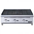Dukers DCRB36 Countertop Gas Charbroiler with 3 Burners