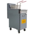 Patriot PT-120C-LPG 45-50 lb. LP Gas Fryer with Stainless Steel Pot 15-1/2"W