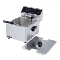 Admiral Craft Equipment Corp. DF-6L 15 lb. Light Duty 120V Electric Countertop Fryer, 11-3/4"