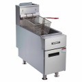 Patriot PT-CTF-2LP Liquid Propane 25 lb. Countertop Fryer 44,000 BTU 11-1/8"W