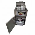 Royal Range RHEF-75-1-DM Liquid Propane 85 lb. Floor Fryer with Filtration System 132,000 BTU