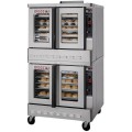 Blodgett ZEPH-200-G-DBL Zephaire Bakery Depth Double Deck Liquid Propane Convection Oven with Casters