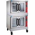 Vulcan VC44GD Full Size Double Deck Natural Gas Convection Oven with Solid State Controls